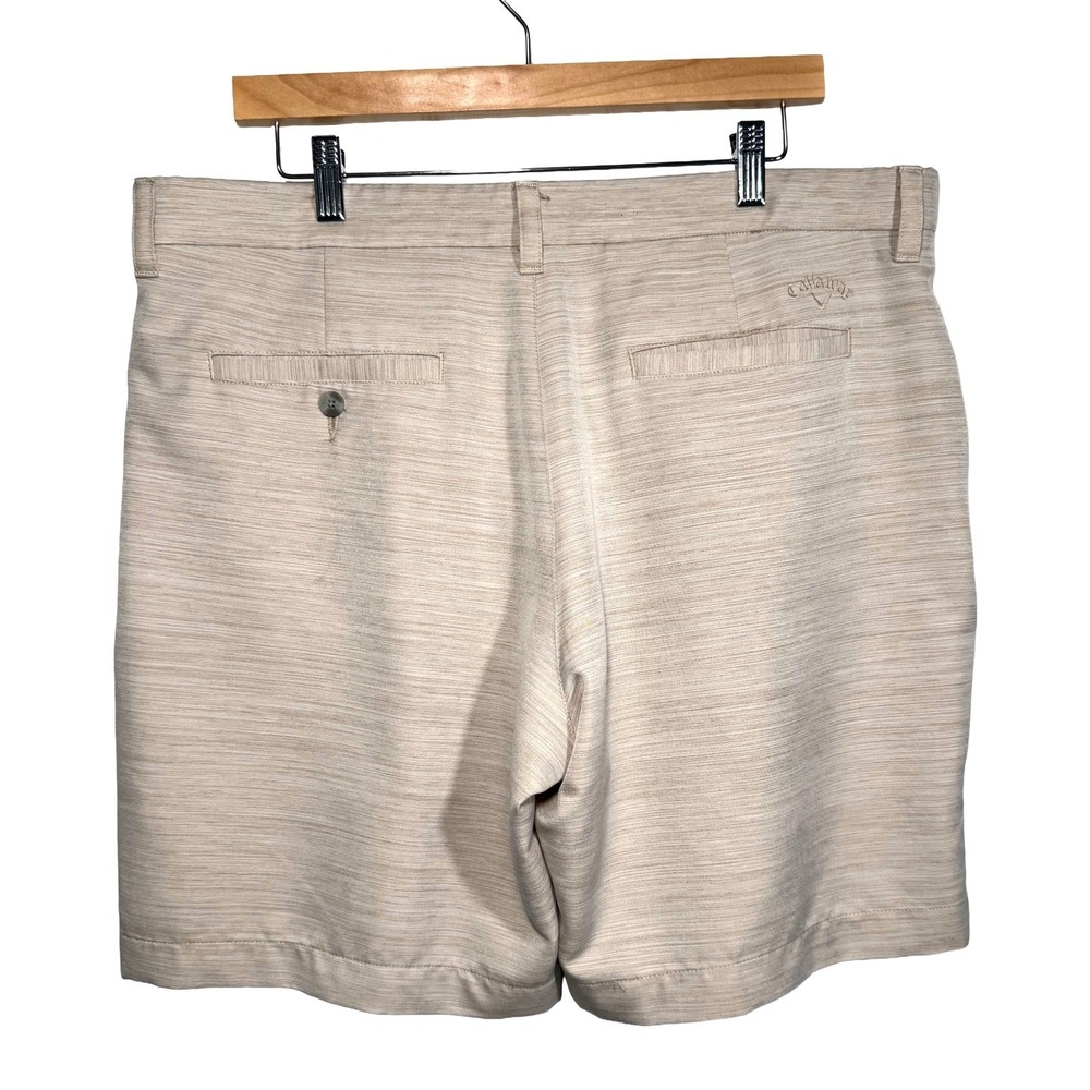 Callaway Opti-Dri Golf Shorts 2-Pack Tan Gray Mens 36 Performance Stretch Active - Picture 4 of 15